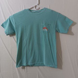 Comfort Colors Size L Graphic Blue T-shirt